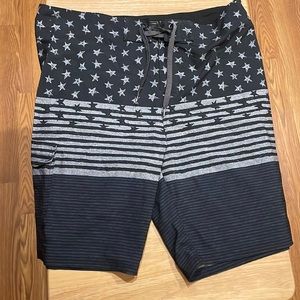 Ocean Current Stars and Stripes Board Shorts